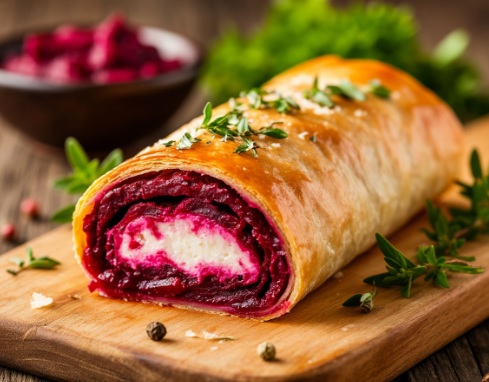 свекольный рулет с сыром. генерация нейронки